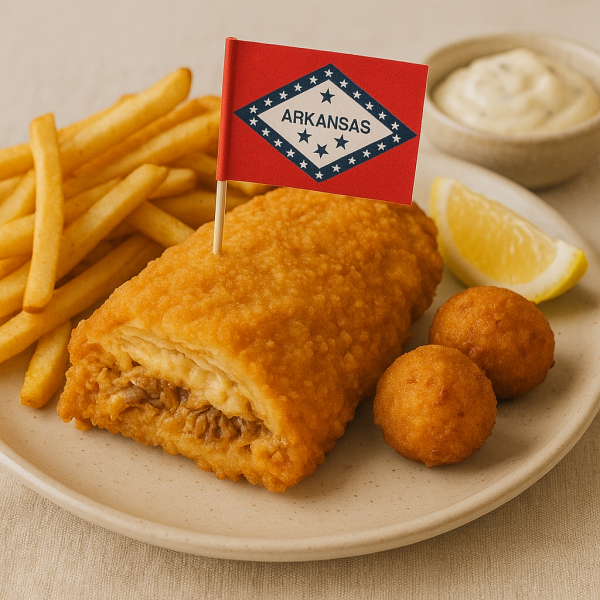 Arkansas Food Decor Flag