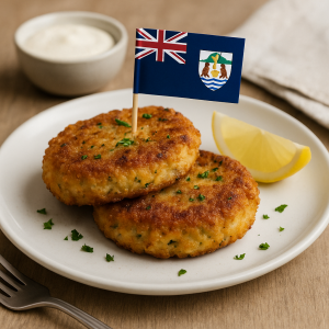 Ascension Island Food Decor Flag