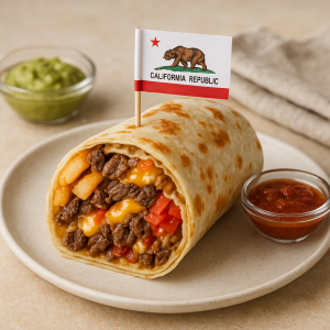 California Food Decor Flag