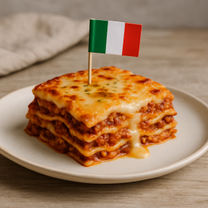 Italy Food Decor Flag
