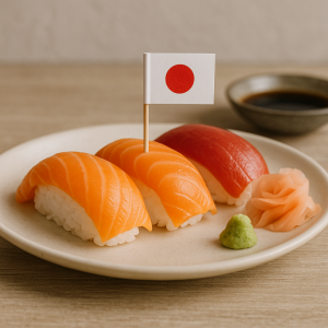 Japan Food decor Flag
