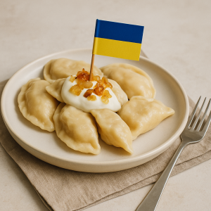 Ukraine Cocktail Decor Flag